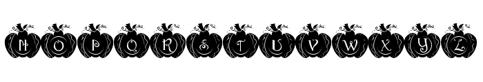 PumpkinWaluhMonogram Font LOWERCASE