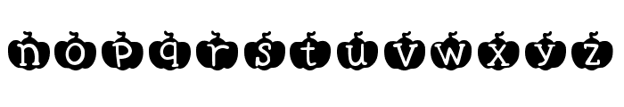 Pumpkin_boo Regular Font LOWERCASE