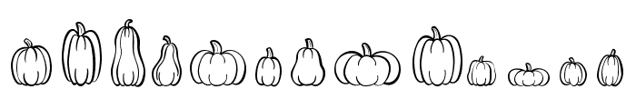 Pumpkins Are Cool Font UPPERCASE