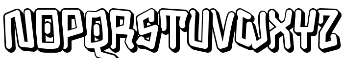 Punk Rotten Extrude Font LOWERCASE