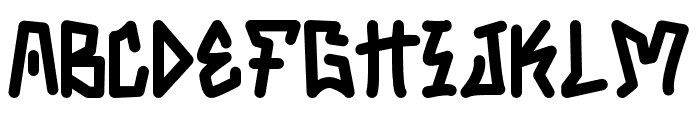 PunkRotten-Regular Font UPPERCASE