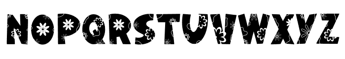 Pure Blossom Font LOWERCASE