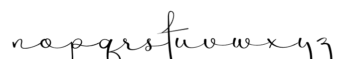 Pure Love Font LOWERCASE