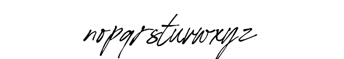 PureNature-Script Font LOWERCASE