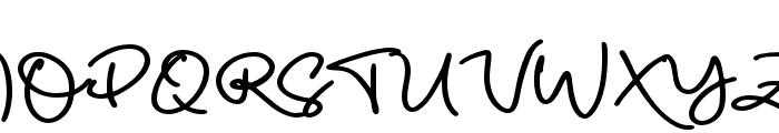 Pureline-Regular Font UPPERCASE