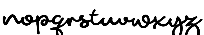 Pureline-Regular Font LOWERCASE