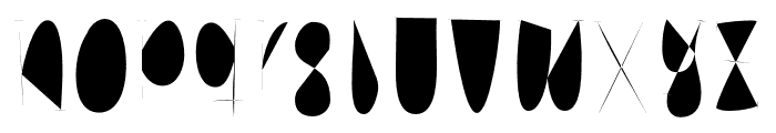 Purely Digital Single Line 2 Font LOWERCASE