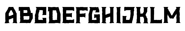 Purenial Textured Font LOWERCASE