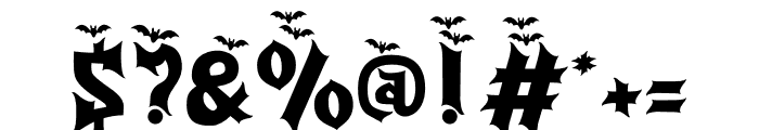 Purgatorie Bat Font OTHER CHARS