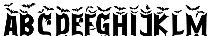 Purgatorie Bat Font UPPERCASE