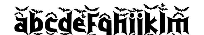 Purgatorie Bat Font LOWERCASE