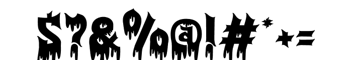 Purgatorie Blood Font OTHER CHARS