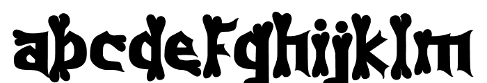 Purgatorie Bone Font LOWERCASE