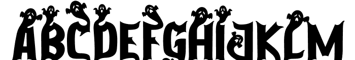 Purgatorie Ghost Font UPPERCASE