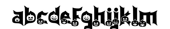 Purgatorie Pumpkin Font LOWERCASE