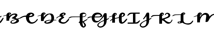 PuriedRegular Font UPPERCASE