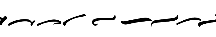 Purnama - Swash Regular Font UPPERCASE