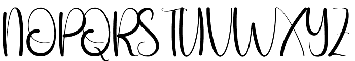 Purpleday Font UPPERCASE