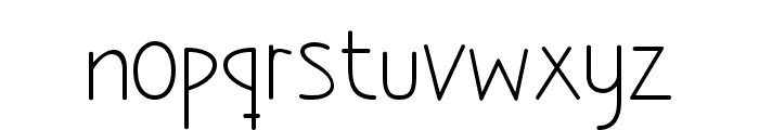 Pushpin-Light Font LOWERCASE