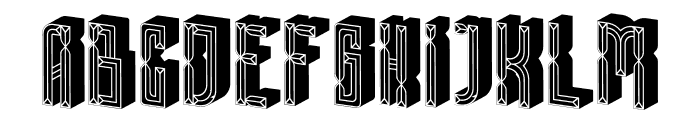 Pyra Maze Five Font UPPERCASE