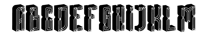 Pyra Maze Four Font UPPERCASE