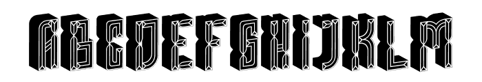 Pyra Maze Four Font LOWERCASE