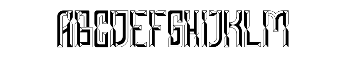 Pyra Maze One Font LOWERCASE