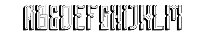 Pyra Maze Six Font UPPERCASE