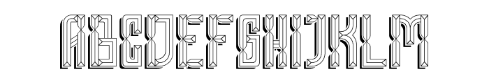 Pyra Maze Three Font LOWERCASE