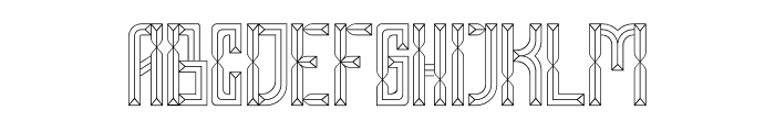 Pyra Maze Font LOWERCASE