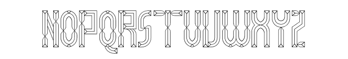 Pyra Maze Font LOWERCASE