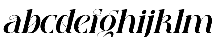 QEBIL Italic Font LOWERCASE