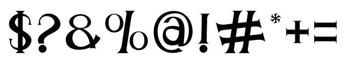 QIMAXO Font OTHER CHARS