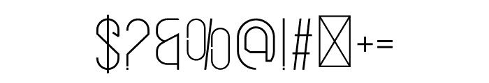 QROSTIL Font OTHER CHARS