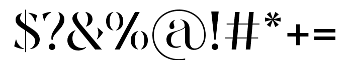 QUANDRA-Regular Font OTHER CHARS