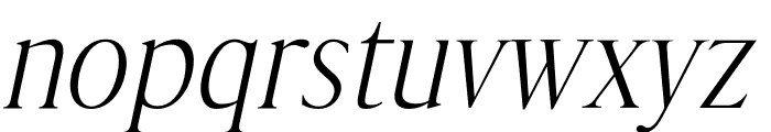 QUEKIDA Italic Font LOWERCASE