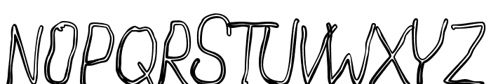 QUICKSquicklyOutline Font UPPERCASE