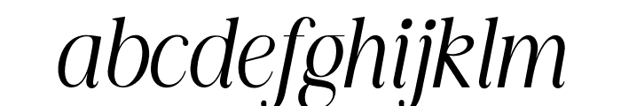 QUINCITY Italic Font LOWERCASE