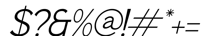 QUMORU GENOCHI Italic Font OTHER CHARS