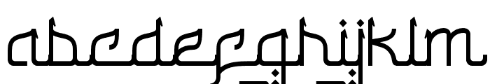 Qadeyah Font LOWERCASE