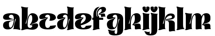 Qafidut-Regular Font LOWERCASE