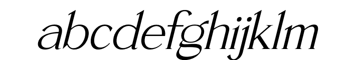 Qafientola Italic Font LOWERCASE