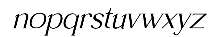 Qafientola Italic Font LOWERCASE