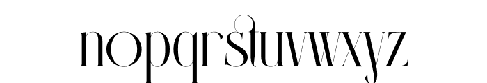 Qagiste Font LOWERCASE