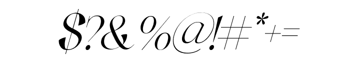 Qaitan Serif Font Italic Font OTHER CHARS