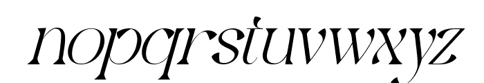 Qaitan Serif Font Italic Font LOWERCASE