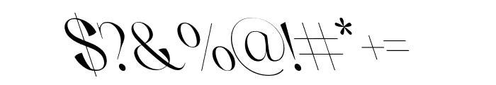 Qaitan Serif Font Reverse Itali Font OTHER CHARS