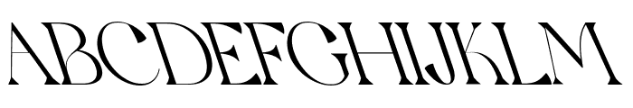 Qaitan Serif Font Reverse Itali Font UPPERCASE