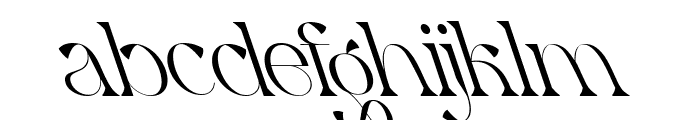 Qaitan Serif Font Reverse Itali Font LOWERCASE