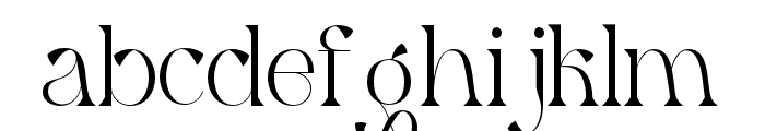 QaitanSerifFont-Regular Font LOWERCASE